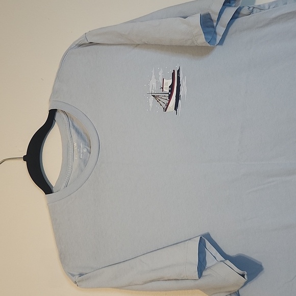 J.crew Light Blue T-Shirt with Sailboat Design - Picture 6 of 11